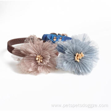 Latest Good Quality Fashion Luxury Flower Dog Collar